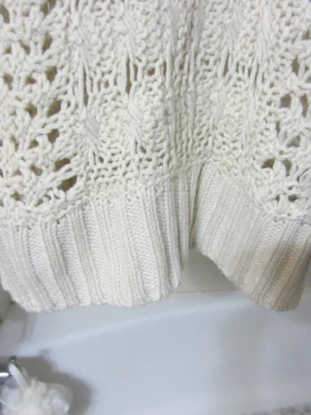women's short sleeved sweater Miss Me Size S beige color - Picture 4 of 6